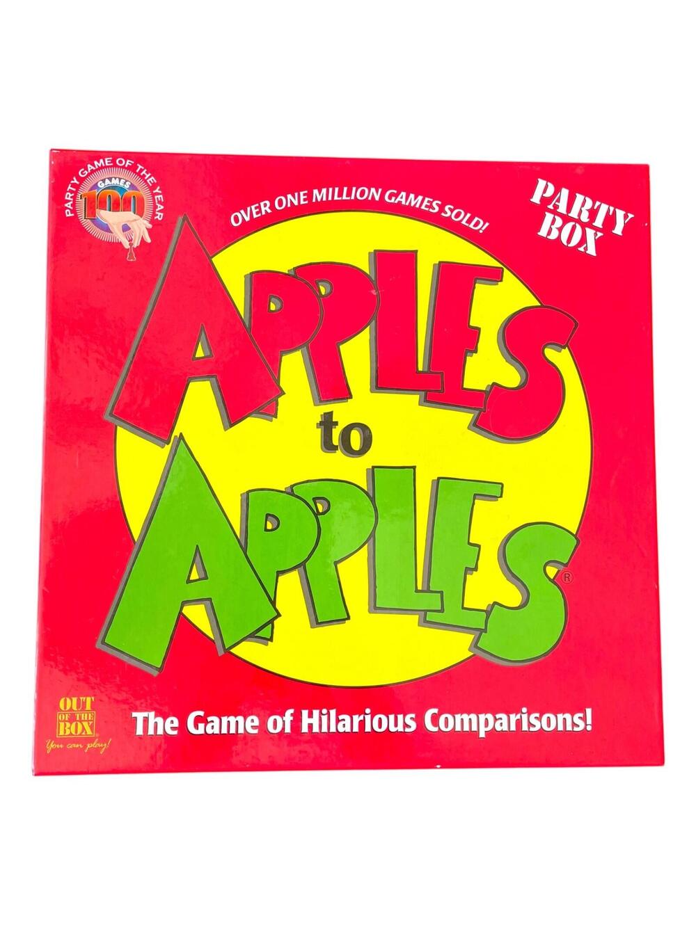 Apples to Apples Party Box 2005 Complete Game CLEAN!